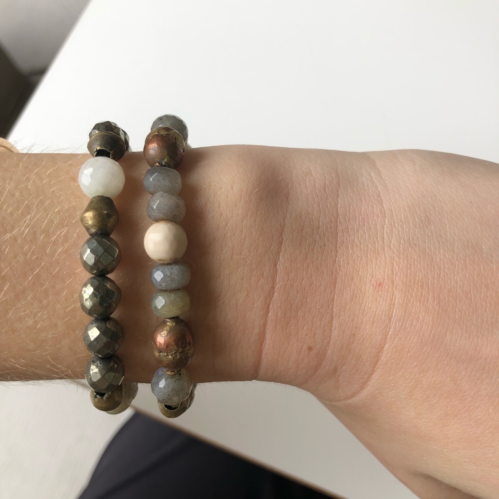 beaded multicolored bracelets